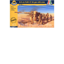 8.8 cm Flak 37 AA Gun with Crew Afrikafeldzug Italeri...