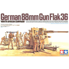 88mm Geschütz Flak 36 Nordafrika, Tamiya 35283, M 1:35