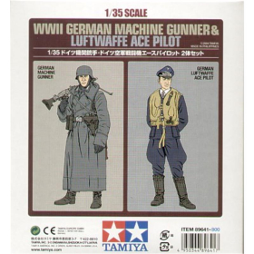 Deutscher MG-Schütze und Luftwaffe Pilot, Tamiya 89641, M 1:35