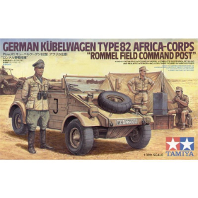 Deutscher Kübelwagen Typ 82 mit Rommel, Tamiya 89649, M 1:35