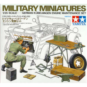 VW Kübelwagen Motorwartung Set, Tamiya 35220, M 1:35