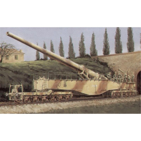 Eisenbahngeschütz Leopold 28cm K5 (E), Dragon 6200, M 1:35