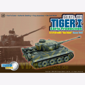 Tiger I Early Production -  8/2.PzGrenDiv "Das Reich" Russia 1943 Die-Cast Dragon 760098, M 1:72