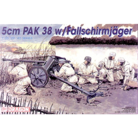 5 cm PAK 38 mit Fallschirmjäger, Dragon 6118, M 1:35
