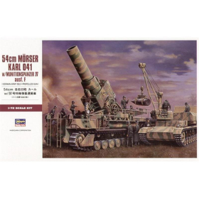 54 cm Mörser Karl 041 mit Munitionspanzer IV Ausf. F, Hasegawa 1156, M 1:72