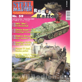 STEELMASTER Nr. 59 Rad- & Kettenfahrzeuge von gestern & heute im Original und Modell