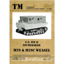 U.S. WWII Studebaker M29 & M29C Weasel Tankograd...