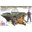Russische Panzerdivision Aufklärer-Team mit...