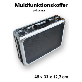 Multifunktionskoffer / Waffenkoffer "Exklusiv" Kleine Ausführung SCHWARZ/BLACK