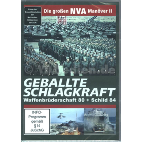 DVD - Die großen NVA-Manöver II - Waffenbrüderschaft 80 + Schild 84 - Geballte Schlagkraft