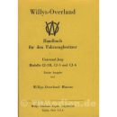Willys-Overland - Handbuch für den Fahrzeugbesitzer