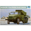 Russian BM-21 Grad Multiple Rocket Launcher, Trumpeter...