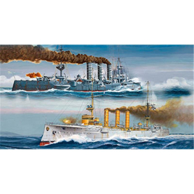 German WWI Light Cruisers SMS Dresden & SMS Emden, 1:350 Revell 05500