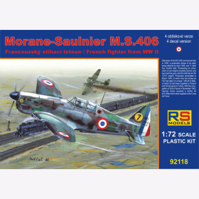 Morane-Saulnier M.S.406 French Fighter WWII RS Models, 1:72, (92118)
