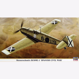 Messerschmitt Bf 109E-3 "Spanish Civil War" 1:48, Hasegawa 09601