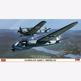 Fw190A-8 & Ju88G-1 "Mistel S2" Hasegawa 01975 1:72 Limited Edition!