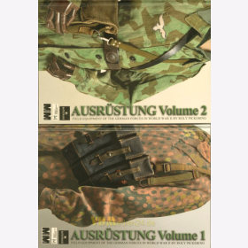 Ausrüstung - Field Equipment of the German Forces in WW2 by Roly Pickering - 2 Bände (Volume 1 & 2)