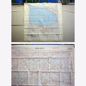 Fliegerkarte Silk Map von Batumi (Georgien) und Erzurum (Türkei) 1:1.000.000