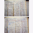 Fliegerkarte Silk Map von Penza und Kuybyshev (Russland)...