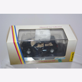 VW Golf VR 6, schwarz, M 1:43 Schabak 1007 Rarität