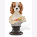 Porzellanbüste "Lady Charles Spaniel" -...