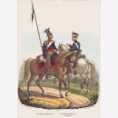 Uniformtafel Gr.1/Nr.308: PREUSSEN, 1830, 2. Ulanen-Regiment