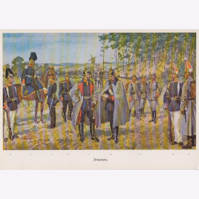 Uniformtafel Gr.1/Nr.148: PREUSSEN, 1753 - 1786, Armee Friedrichs des Großen