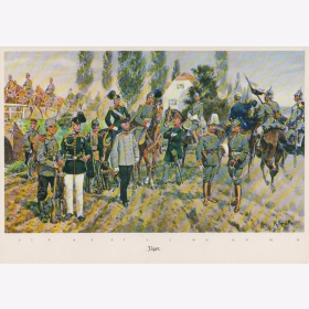 Uniformtafel Gr.1/Nr.502: 1905. Die Königlich Preußische Armee Teil 3: Jäger