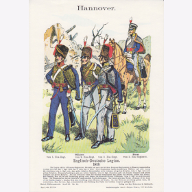 Uniformtafel Gr.4/Nr. 114: HANNOVER 1813. Englisch-Deutsche Legion