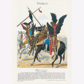 Uniformtafel Gr.4/Nr. 70: TÜRKEI 16. und 17. Jahrhundert Dellis (Tollköpfe)