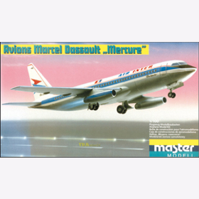 Avions Marcel Dassault "Mercure" 1:100 Master Modell / Plasticart 1018, Original!
