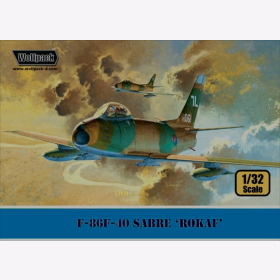 F-86F-40 Sabre "ROKAF" Aggressor and tactical fighter, Wolfpack 13201, Maßstab 1:32