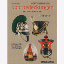 Württembergische Kopfbedeckungen mit Uniformierung,...