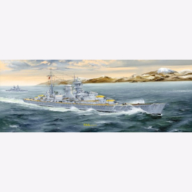 Germany Heavy Cruiser Blücher, Trumpeter 05346, M 1:350 Schwerer Kreuzer