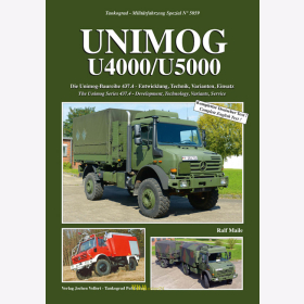 UNIMOG U4000/U5000 Die Unimog-Baureihe 437.4 - Entwicklung, Technik, Varianten, Einsatz - Tankograd Militärfahrzeug Spezial 5059