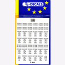 TL-Decals 2613 1:35 Kfz-Kennzeichen "Deutsches...