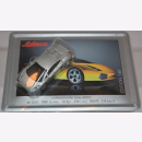 Schuco Modell 1:87 Lamborghini Gallardo silber mit Schild...