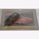 Schuco Modell 1:87 Porsche Cayman S schwarz mit Schild...
