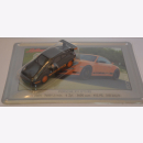 Schuco Modell 1:87 Porsche 911 GT3 RS schwarz/orange mit...