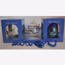 Rastal Weihnachtskugel Glocken Kristallglas Mundgeblasen...