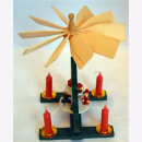 Weihnachtspyramide Advent Drehbar Kerzen Weihnachtsdeko...