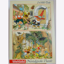 Nostalgische Puzzle 2 Stück, Je 1000 Teile, Ri Ra...