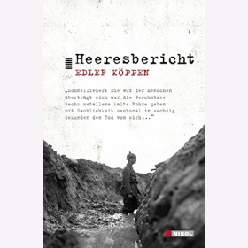 Köppen - Heeresbericht Adolf Reisiger Erster Weltkrieg