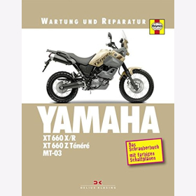 Coombs: Yamaha XT 660 X/R, XT 660 Z Ténéré & MT-03 Wartung und Reparatur