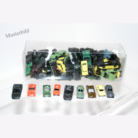 Modellautos Konvolut Spur N 75 Stück Pkw Eisenbahn Verkaufsdisplay DDR RAR IMU