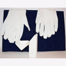 2x Schutzhandschuhe Baumwolle Waffen Münzen Orden XL...