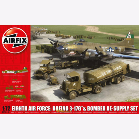 Eighth Air Force: Boeing B-17G & Bomber Re-Supply Set Airfix A12010 M 1:72 Modellbau