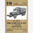U.S. WW II GMC CCKW-352 & 353 2 1/2-ton 6x6 Cargo...