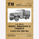 U.S. WW II White, Brockway & Corbitt 6-ton 6x6 Trucks...