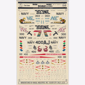 1:72 - Navy A-7 Corsair II / Microscale Decals Nr. 82